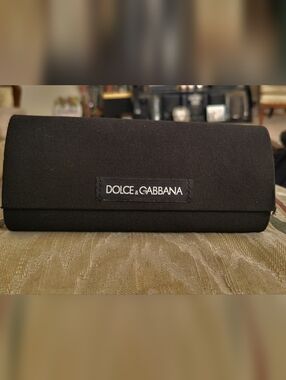 EUC Black Dolce & Gabbana  Fabric Sunglass Case